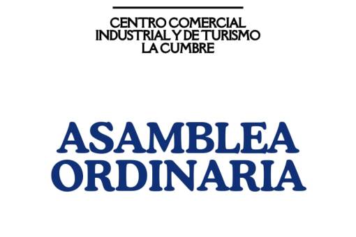 Se convoca a socios del Centro Comercial a participar de la Asamblea